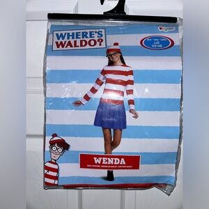New adult large where’s Waldo (Wenda) costume